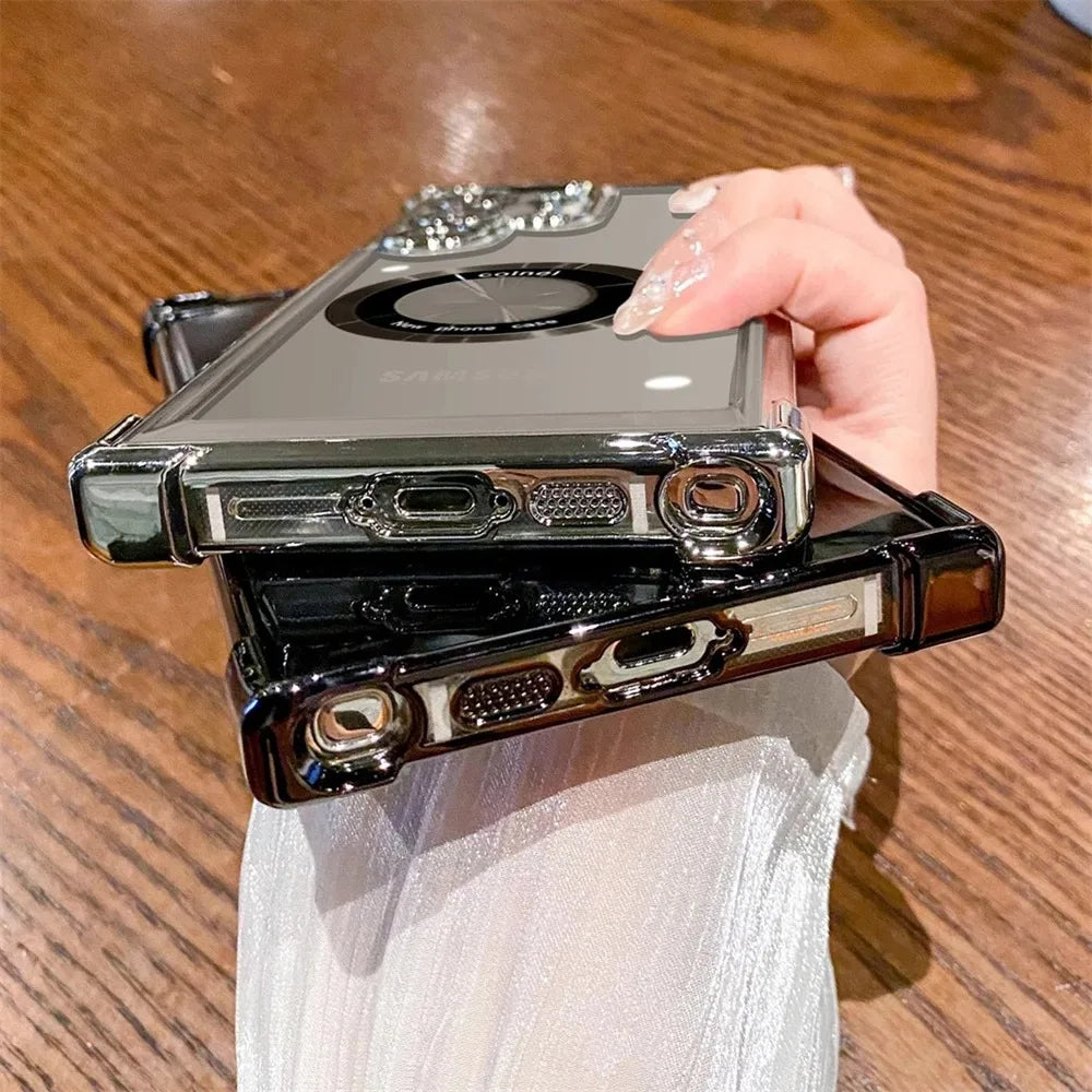 Clear Magnetic MagSafe Case for Samsung Galaxy