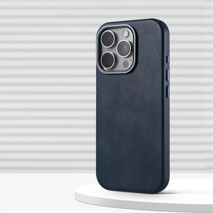 Retro Leather MagSafe Case – Elegant Business Protection