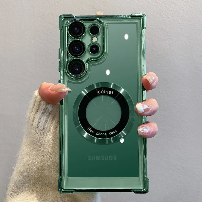 Clear Magnetic MagSafe Case for Samsung Galaxy