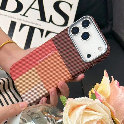 Carbon Fiber Magnetic iPhone Case – Slim Shockproof Armor Cover