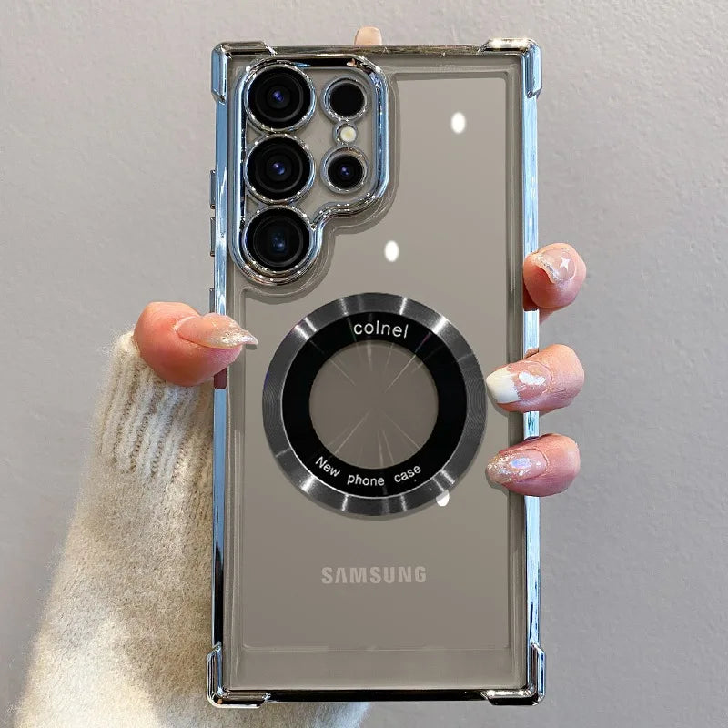 Clear Magnetic MagSafe Case for Samsung Galaxy