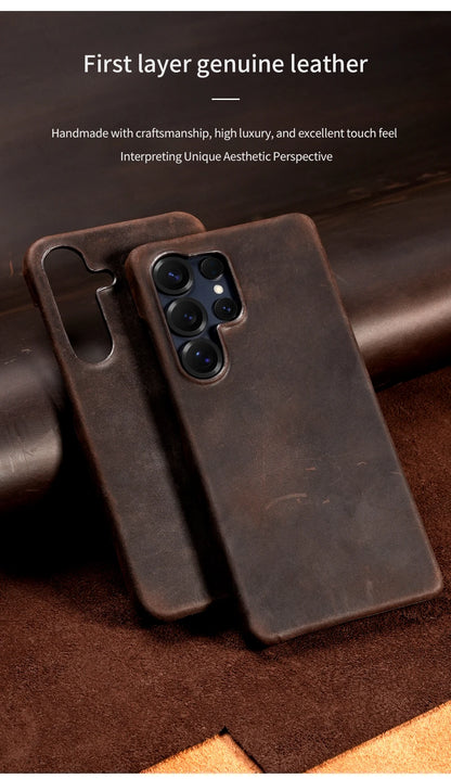 Magnetic Retro Leather Case for Samsung Galaxy S24 & S25