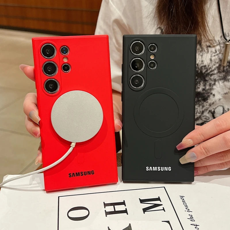 Premium Soft Silicone MagSafe Case – Samsung Galaxy