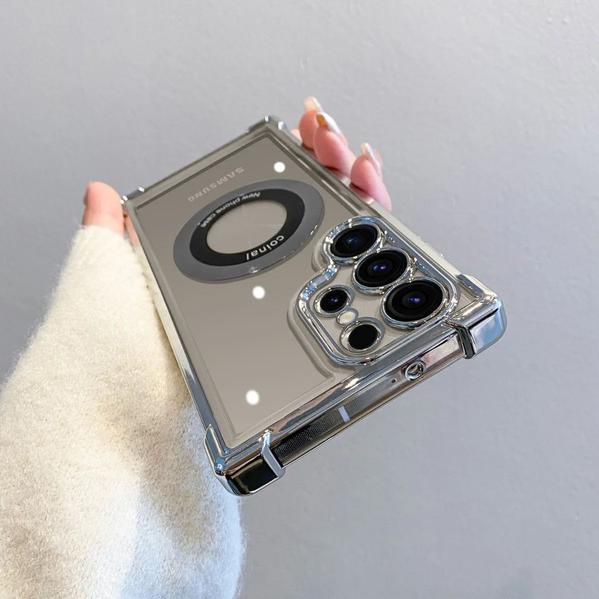 Clear Magnetic MagSafe Case for Samsung Galaxy