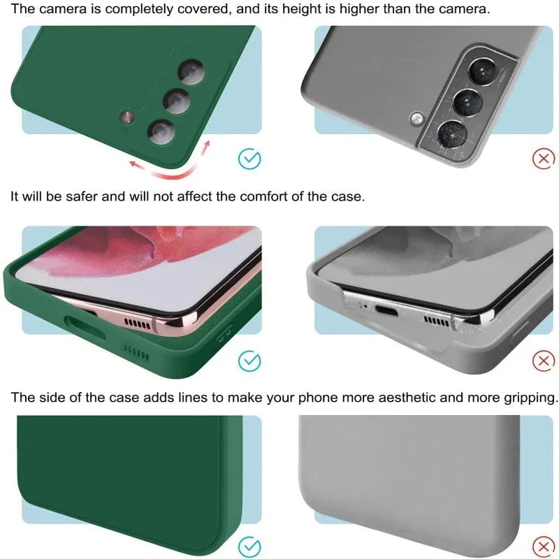Premium Liquid Silicone Case for Samsung Galaxy – Soft Touch Protection