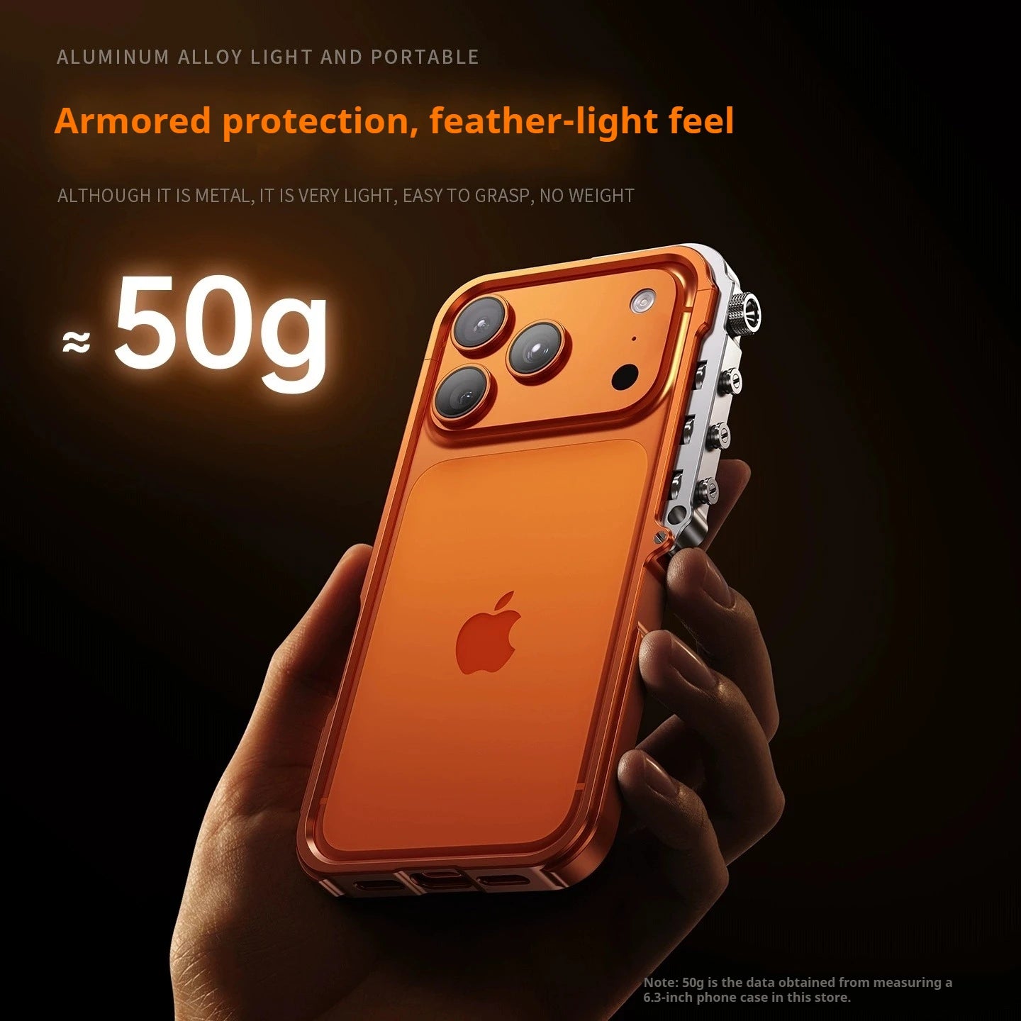 Metal Armor iPhone Case – Cyberpunk Aluminum Frame Protection