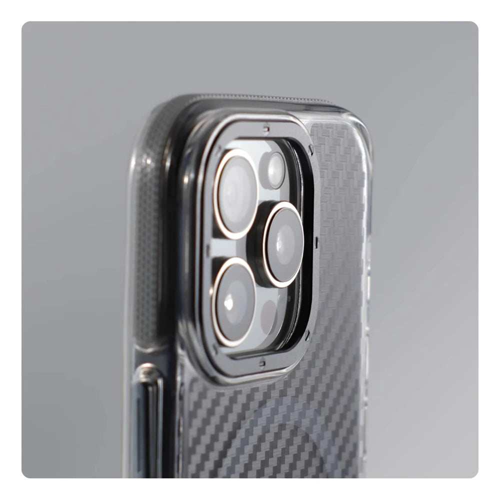 Carbon Fiber Texture MagSafe Case for iPhone Pro Max Series