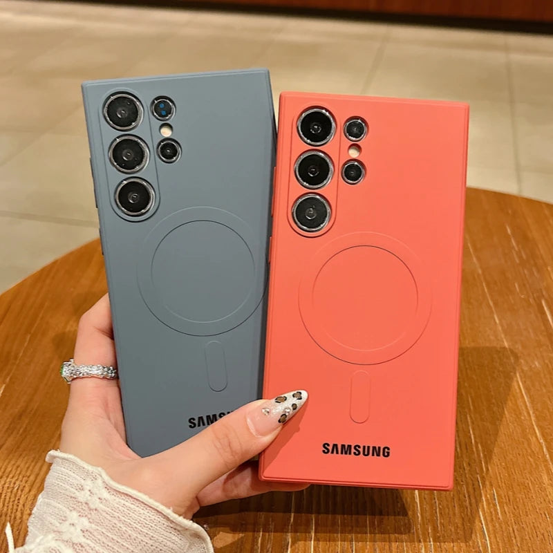 Premium Soft Silicone MagSafe Case – Samsung Galaxy