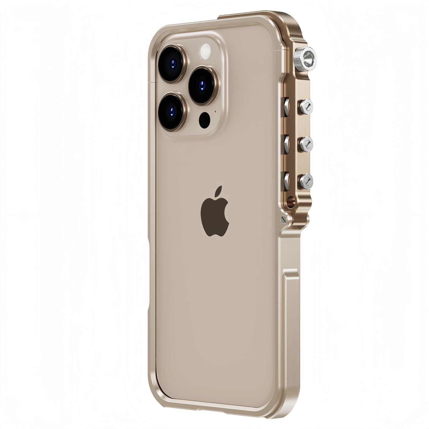 Metal Armor iPhone Case – Cyberpunk Aluminum Frame Protection