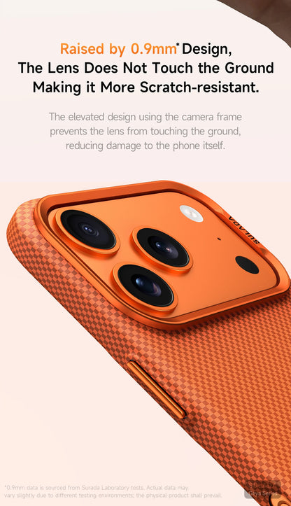 Kevlar Magnetic Stand Case – Ultra Slim Armor Cover for iPhone Pro Models