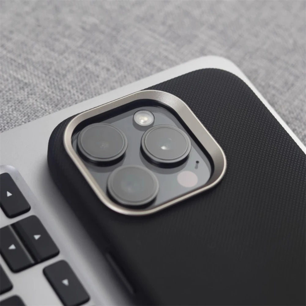 MagSafe PU Leather Alloy Frame Case – iPhone Pro Max Series